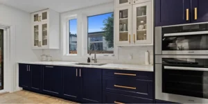 کابینت نئوکلاسیک سرمه ای