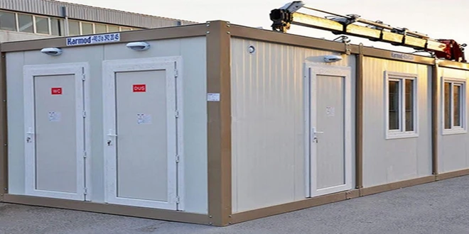 کانکس نگهبانی با سرویس بهداشتی