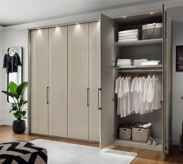 طراحی کمد دیواری ام دی اف