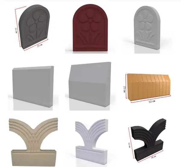 جدول بتنی مناسب خیابان و محوطه سازی