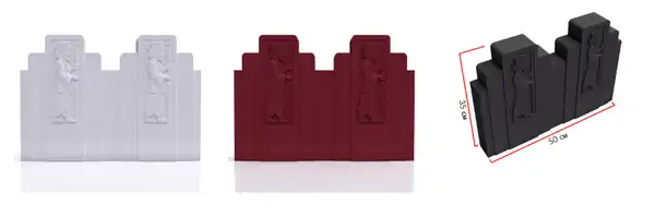 جدول بتنی مناسب خیابان و محوطه سازی