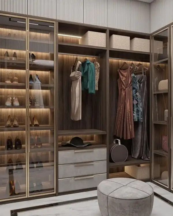 طرح کمد دیواری ام دی اف