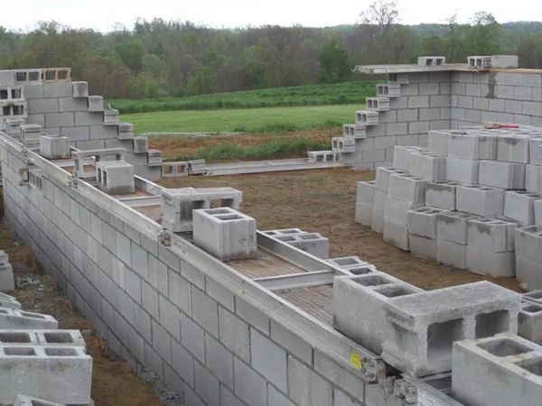 دیوار بلوکی ۴۰ سانتی