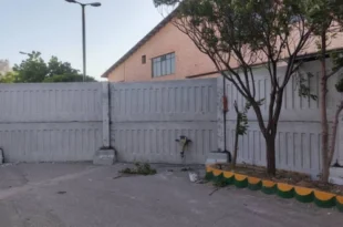 پروژه حصارکشی کارخانه فرش ستاره طلایی دلیجان