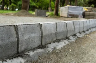 استاندارد جدول بتنی در معابر شهری