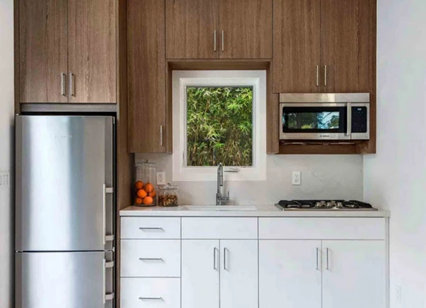 کابینت آشپزخانه کوچک بدون اپن