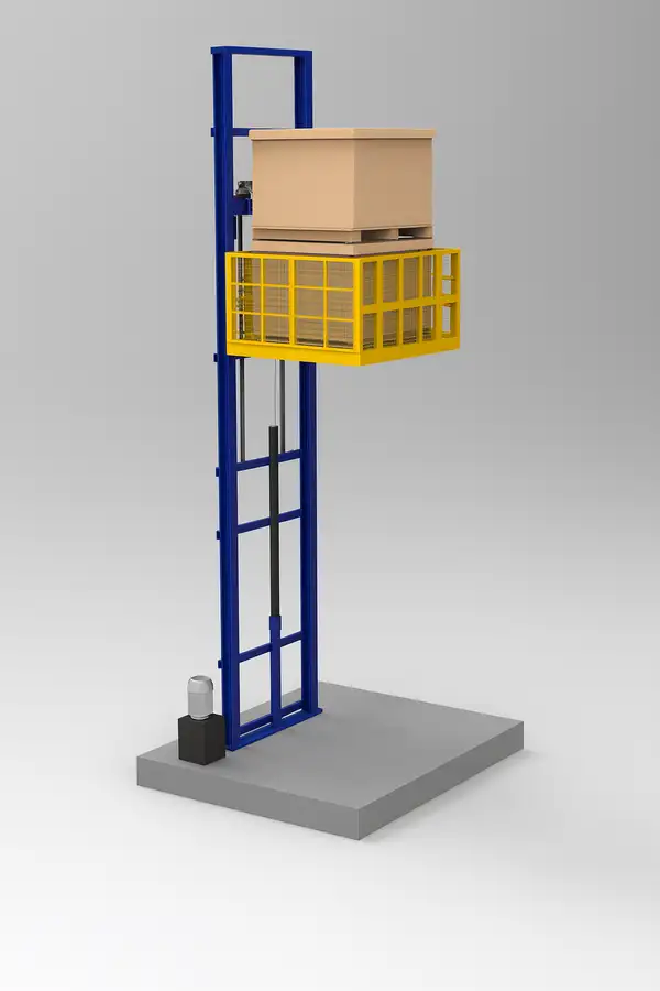 ابعاد بالابر مغازه