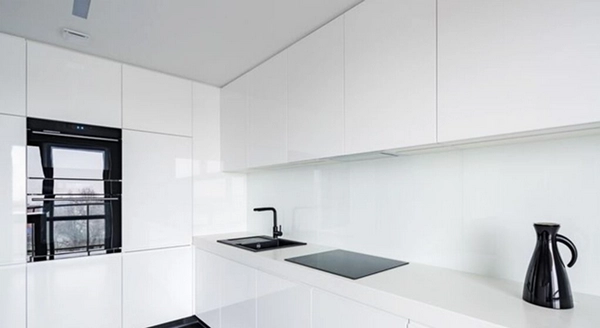 کابینت سفید ساده شیک