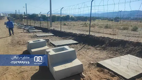 پروژه حصارکشی فرودگاه خوی با دیوار پیش ساخته