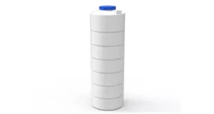 مخزن 2000 لیتری عمودی بلند