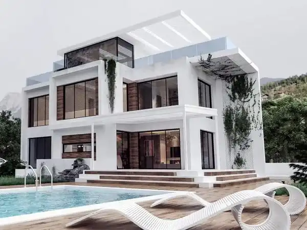 انواع نمای ساختمان با سیمان