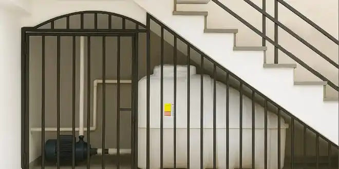 مخزن زیر پله ای ۲۰۰۰ لیتری