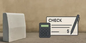 فروش چکی جدول بتنی