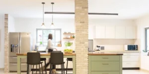 کابینت برای آشپزخانه ستون دار