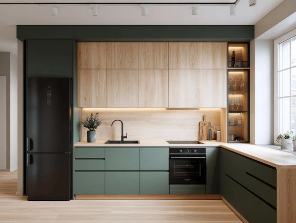 کابینت برای آشپزخانه ستون دار