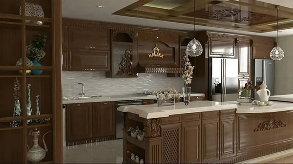 کابینت قهوه ای 