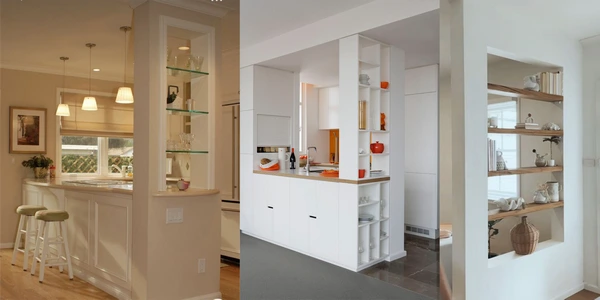 کابینت برای آشپزخانه ستون دار