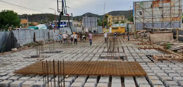 اجرای سقف بتنی بدون تیرچه