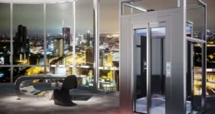 درب آسانسور شیشه ای