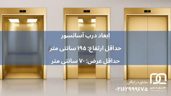 استاندارد درب آسانسور