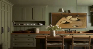 کابینت رنگ زیتونی