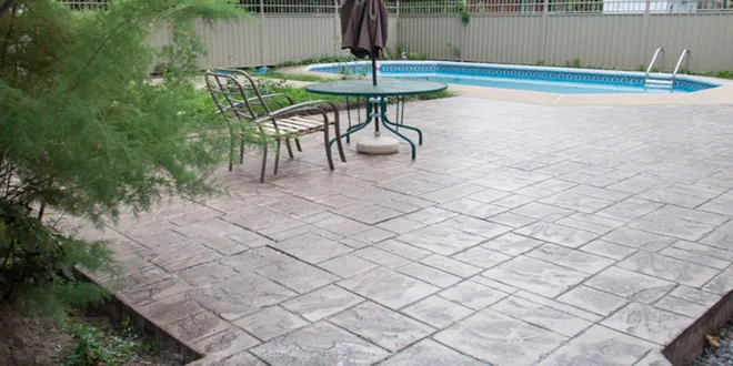 بتن اکسپوز محوطه