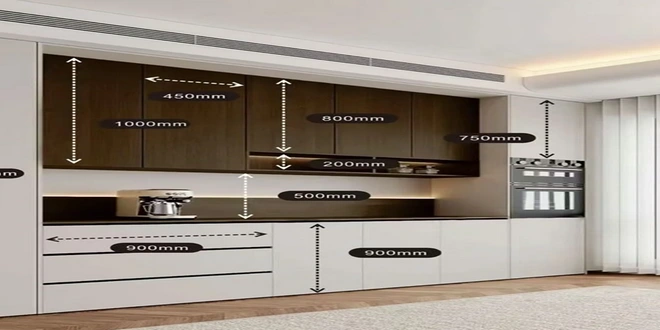 ارتفاع کابینت هوایی