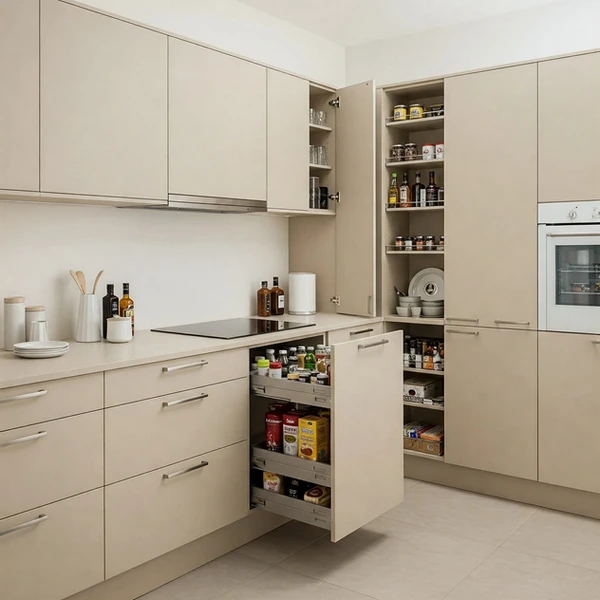 کابینت رنگ بژ