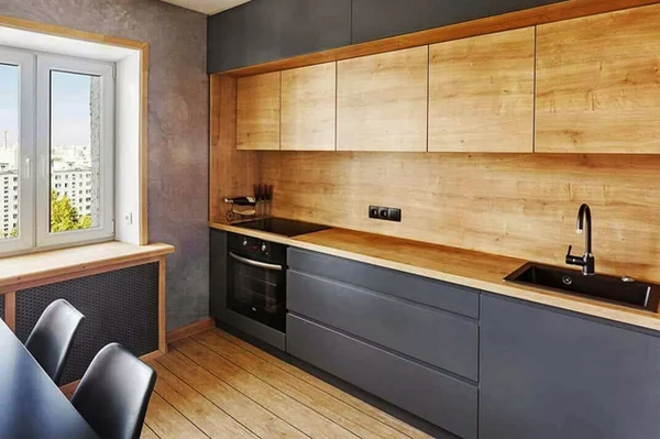 کابینت دو رنگ