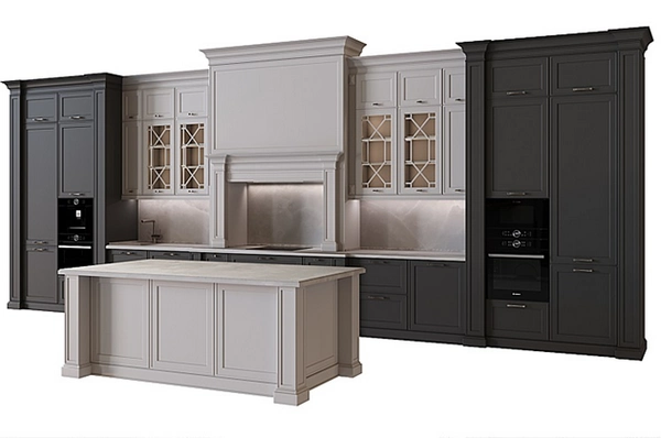 کابینت دو رنگ