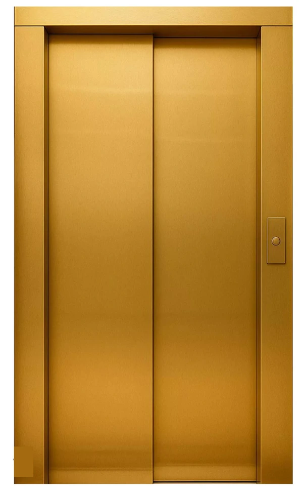 درب اسانسور استیل طلایی