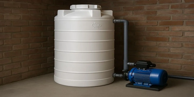 مخزن 1500 لیتری ایستاده