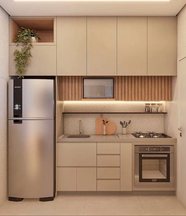 طراحی کابینت برای آشپزخانه 4 متری