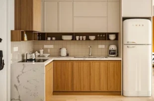طراحی کابینت برای آشپزخانه 4 متری