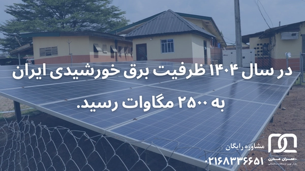 ظرفیت برق خورشیدی ایران