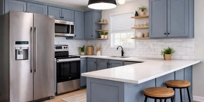 کابینت برای آشپزخانه مربع