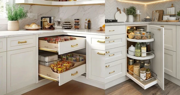 کابینت برای آشپزخانه ال