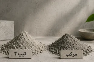 تفاوت سیمان مرکب با تیپ 2