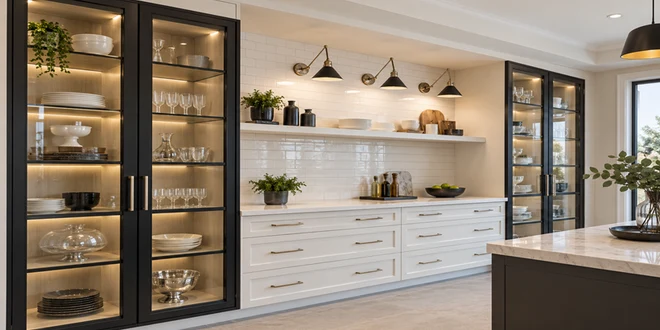 کابینت شیشه ای