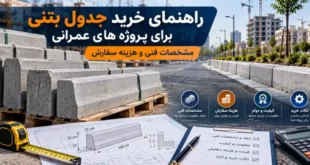 راهنمای خرید جدول بتنی برای پروژه های عمرانی