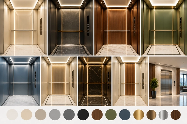 طراحی کابین آسانسور لوکس و مدرن