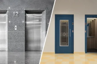 تفاوت درب اتوماتیک و درب لولایی آسانسور