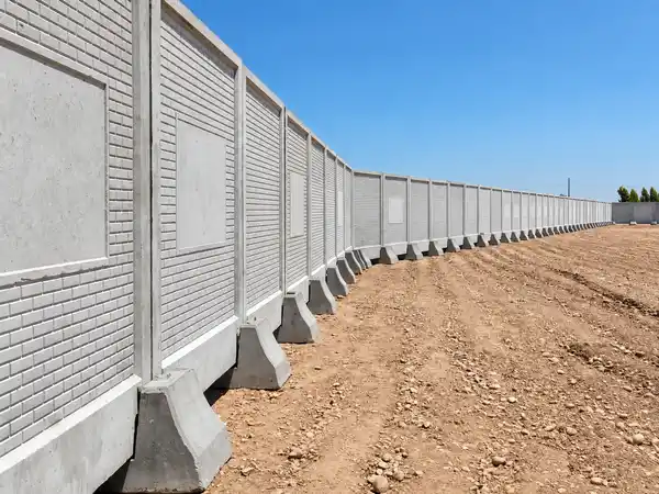 دیوار آماده بتنی برای پروژه بزرگ