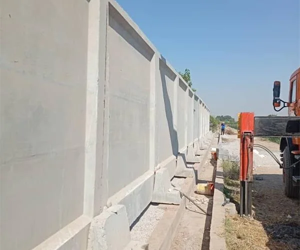 محاسبه تعداد پنل دیوار آماده بتنی برای زمین نامنظم