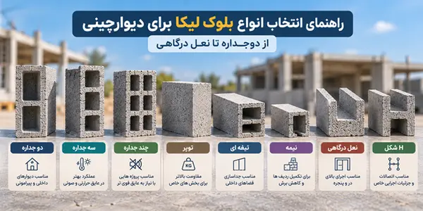 راهنمای انتخاب بلوک لیکا