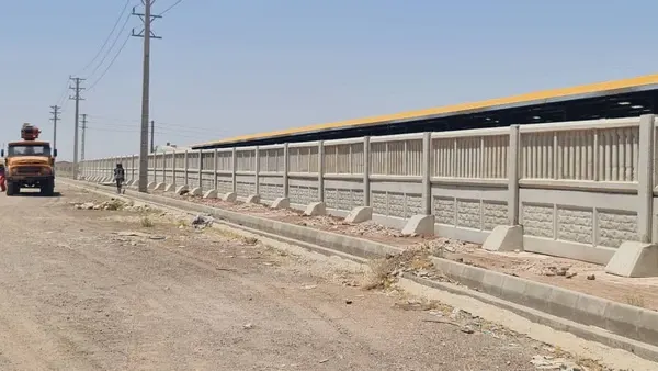 محاسبه تعداد پنل دیوار آماده بتنی برای زمین نامنظم