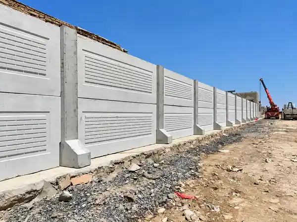 دیوار آماده بتنی برای پروژه بزرگ