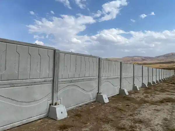 دیوار آماده بتنی برای پروژه بزرگ