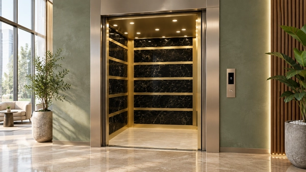 طراحی کابین آسانسور لوکس و مدرن