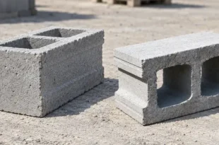 تفاوت بلوک سیمانی ته پر با ته باز